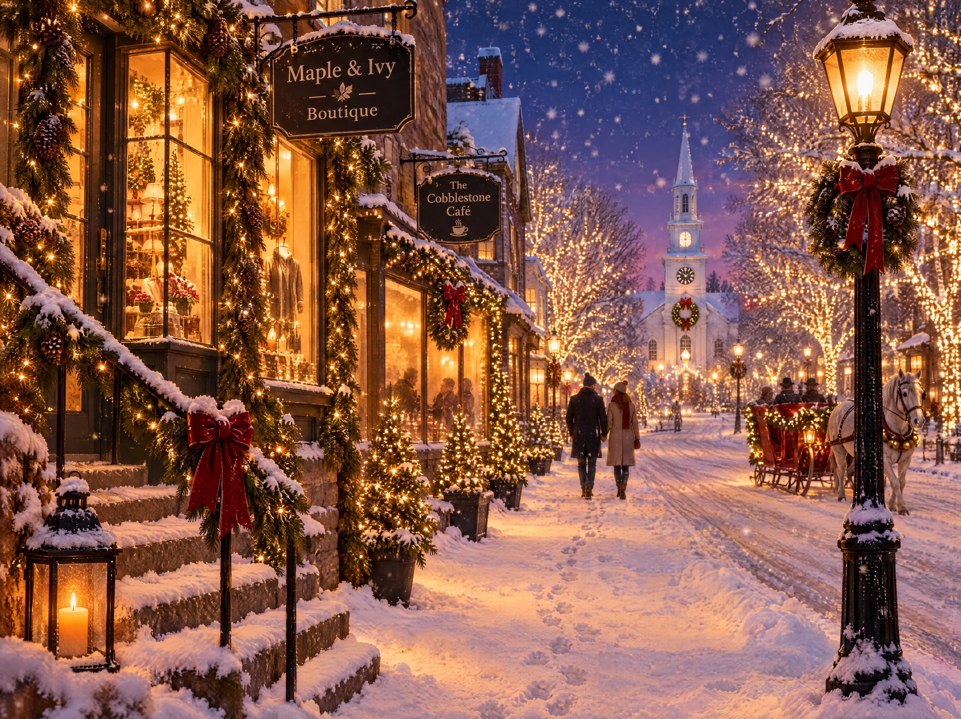 Karlı Bir Kış Günü, Noel Ruhu